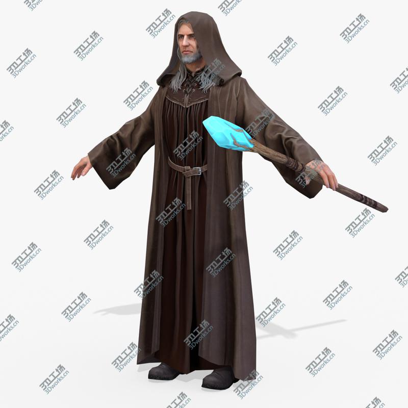 images/goods_img/202104094/Real-Time Rigged Hero Mage 3D model/1.jpg
